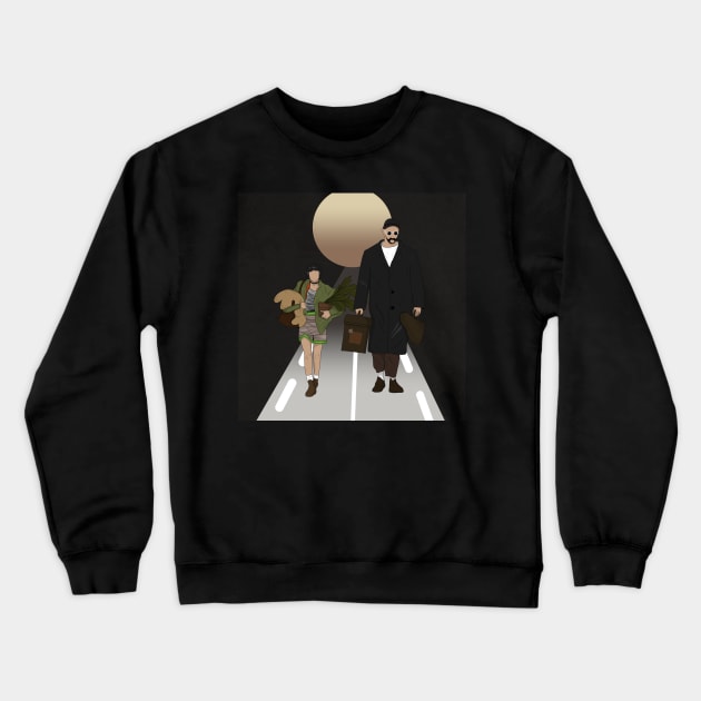 Leon and Mathilda Crewneck Sweatshirt by Gogo's Pen